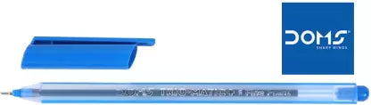 DOMS Trio-matic Fine Point Triangle Ball Pen (Pack of 20, Ink Color - Blue)