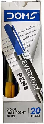 DOMS likho & fecko Ball Pen  (Pack of 80, Ink Color - Blue)