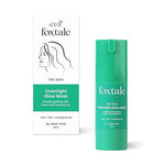 Foxtale Overnight Glow Mask | 4% Glycolic Acid | 3% Lactic Acid |Reduces Blackheads, Whiteheads | 30 Second Salon like Brightening Facial for Glowing Skin | Men & Women - 30ml
