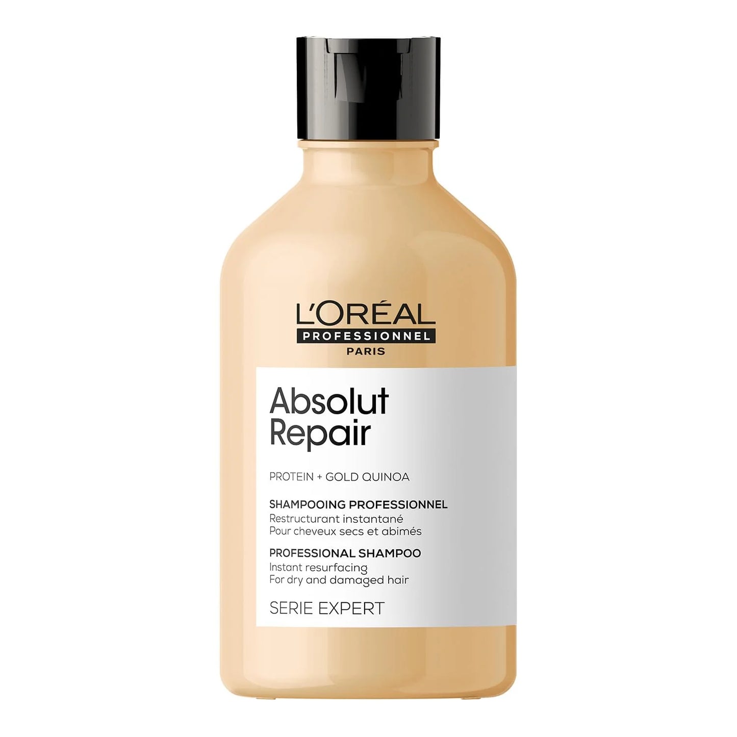 L'Oréal Professionnel Serie Expert Absolut Repair Shampoo For Damaged & Weakend Hair, 300ML | Professional Hair Repairing Shampoo | Hair Strengthening Shampoo