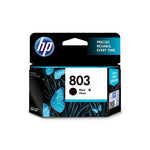 HP 803 Black Ink Cartridge, F6V21AA