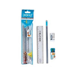 Doms My 1st Pencil Kit X20 | For Dark & Neat Writing | Perfect Value Pack | Kit For School Essentials | Includes Pencil, Scale, Sharpner & Eraser | Pack of 20 Kits
