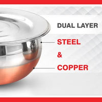 Klassi Kichen 20 Pcs Copper Bottom Multipurpose Cook & Serve Set