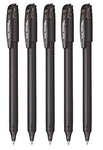 Pentel Energel - 0.7mm - Roller Gel Pen Set - Pack of 5 (Black)