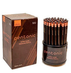 Pentonic Extra Dark Graphite Pencil Tumbler Pack | HB2 Lead | Set of 50 Pcs