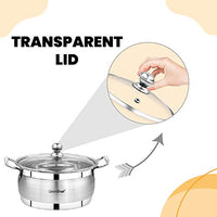 GREENCHEF Stainless Steel Cook and Serve Set (Silver)