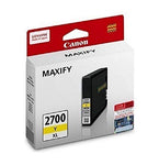 Canon PGI-2700XL Original High-Capacity Extra Large Ink Cartridge (Yellow), Standard