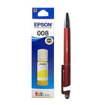Epson 008 Yellow T06G4 C13T06G498 with 3in1 Multi-Function Mobile Phone Stand, Stylus Pen, Anti-Metal Texture Rotating Ballpoint Pen (Very Colors) T008