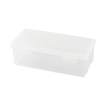 Plastic Pencil Box Stackable Translucent Clear Pencil Box Office Supplies Storage Organizer Box for Gel Pens Erasers Tape Pens Pencil Case School Supplies on Clearance (2)