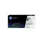 HP 651A Black Original LaserJet Toner Cartridge, CE340A