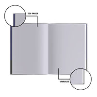 Classmate Pulse A5 Notebook | Flexi-Bound Hard Cover Notebook | 176 Pages | 80GSM Natural Shade Paper | Unruled | 8 Special Pages Inside |Ideal for Personal and Professional Use