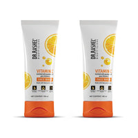 DR.RASHEL Vitamin C Face Wash Enriched With Goodness of Pure Vitamin C Facewash Deep Cleansing And Skin Brightening For Oily & Dry Skin - Pack of 2(100 ML) Each