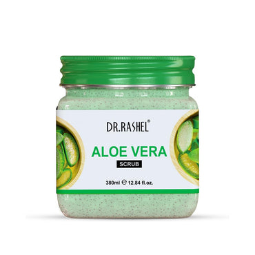 DR.RASHEL Aloe Vera Scrub, Gold Gel Scrub, De-Tan Gel & Pearl Cream For Face & Body 380 ml Each (Combo Pack of 4)