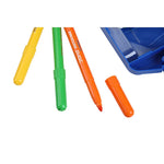 Doms Sketch Max Jumbo Pen (5Mm Tip, 12 Shades) With Carry Case, Multicolor