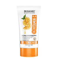 DR.RASHEL VITAMIN C GEL SUNSCREEN SPF 60 PA +++ ULTRA HYDRATING PROVIDE BROD SPECTRUM PROTECTION LIGHT WEIGHT THAT PROTECTS AGAINST UV RAYS (50 ML)