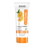 DR.RASHEL Vitamin C Sunscreen SPF 50 PA+++ Gel Ultra Hydrating Fights Sun Damage, Super Lightweight, Non Greasy Parabean Free – 100 ML |