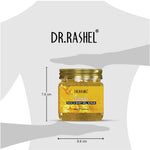 DR.RASHEL Gold Gel Face & Body Scrub For Men and Women (380 Ml) | All Skin |Cleanser Scrub For Deep Exfoliation | Dead Skin Remover | Tan Removal | Blackhead Remover