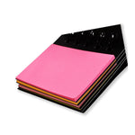 Solimo Sticky Notes Pad, Pocket-Size, Wirobound (2 x 3 Notes and Flags, 5 Colours)