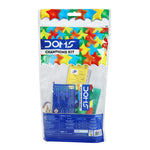 Doms Champions Kit | Perfect Value Pack | Kit For School Essentials | Gifting Range For Kids | Combination of 6 Stationery Items | Pack of 2