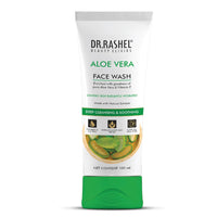 DR.RASHEL Aloe Vera Face Wash Enriched with Goodness of Pure Aloe Vera & Vitamin C with No Parabens, SLS, Silicones & Colour (100 ml)