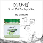 DR.RASHEL Cucumber Scrub For Face & Body (380 Ml) | All Skin |Cleanser Scrub For Deep Exfoliation | Dead Skin Remover Scrub | Tan Removal | Blackhead Remover Scrub