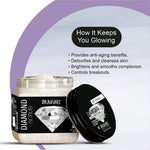DR.RASHEL Diamond Face & Body scrub For Men And Women (380 Ml) | Anti Aging & Detoxxifying Scrub |Suitable For Deep Exfoliation & Removing Dead Skin