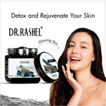 DR.RASHEL Charcoal Gel Face & Body Scrub For Men and Women (380 Ml) | All Skin |Cleanser Scrub For Deep Exfoliation | Dead Skin Remover | Tan Removal | Blackhead Remover