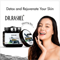 DR.RASHEL Charcoal Gel Face & Body Scrub For Men and Women (380 Ml) | All Skin |Cleanser Scrub For Deep Exfoliation | Dead Skin Remover | Tan Removal | Blackhead Remover