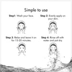 Dr. Rashel Rice water Moisturizing Face Pack For Men & Women With Goodness of Alovera Extract & Glycerin | Hydrating & Moisturizer Face Pack | | | For All Skin Types (380 Ml)