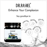 DR.RASHEL Charcoal Gel Face & Body Scrub For Men and Women (380 Ml) | All Skin |Cleanser Scrub For Deep Exfoliation | Dead Skin Remover | Tan Removal | Blackhead Remover