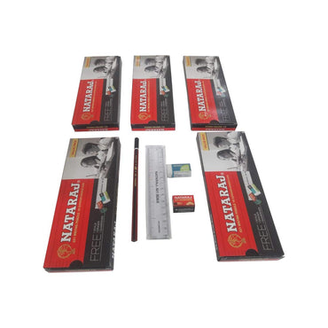 Nataraj 621-Writing Pencil-100 Pieces,Black