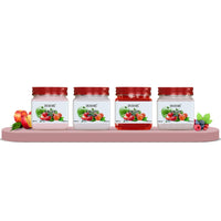 DR.RASHEL Customized Facial Combo Pack of Fruit Scrub | Fruit Cream| Fruit Skin Gel | Fruit Face Pack & Body Facial Kit For Women Paraben & Sulfate Free - Pack of 4 (380 ML) Each