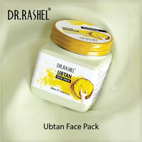 DR.RASHEL Ubtan Face Pack | Haldi |for Glowing Skin, Oil Control, Acne, Pimples, Blemishes, Pigmentation & Brightening, Face Cleansing for Face & Body (380 Ml)