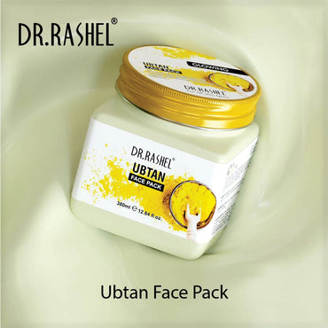 DR.RASHEL Ubtan Face Pack | Haldi |for Glowing Skin, Oil Control, Acne, Pimples, Blemishes, Pigmentation & Brightening, Face Cleansing for Face & Body (380 Ml)