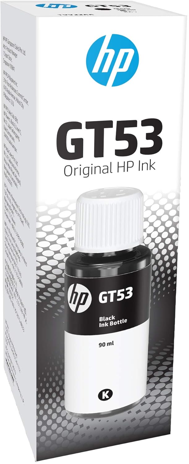HP GT53 90ml Black Original Ink Bottle