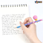 Toyshine Pack of 26 Pencils HB Graphite Pencils Thick Strong Grip Pencils, Suitable for School, Kids Art Drawing Drafting Sketching Shading (24 Pencils, 2 Erasers)
