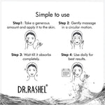 DR.RASHEL Charcoal Face Cream For Women and Men (380 Ml) | All Skin Types |Soft and Healthy Skin | Repairing & Nourishment | Deep Hydration & Moisturization | 100% Vegan | Paraben Free