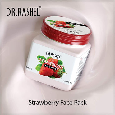 DR.RASHEL Strawberry Face Pack, Toning, Emollient, Softening, Moisturizing