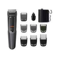 Philips India's No.1 Men's Trimmer | Self Sharpening Blades | Single Stroke Grooming I 9 in1 Face, Nose and Body I 2+1* year warranty | Powerful motor | No Oil Needed I 60 min runtime I MG3710/65
