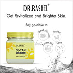 DR.RASHEL De-Tan Face Pack for Glowing Skin, Oil Control, Acne, Pimples, Detan, Blemishes, Pigmentation & Brightening, Face Cleansing for Face & Body (380 Ml)