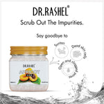 DR.RASHEL Apricot Scrub For Face & Body (380 Ml) | All Skin |Cleanser Scrub For Deep Exfoliation | Dead Skin Remover Scrub | Tan Removal | Blackhead Remover Scrub