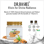 DR.RASHEL Almond Scrub For Face & Body (380 Ml) | All Skin |Cleanser Scrub For Deep Exfoliation | Dead Skin Remover Scrub | Tan Removal | Blackhead Remover Scrub