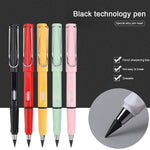 Hari Patra Everlasting Pencil Infinite Pencil,Infinity Pencil With Eraser,Inkless Magic Pencils,Portable Reusable Erasable Writing Pencil(Pack Of 4),Blue