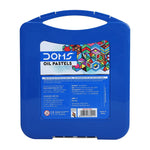 Doms 25 Shades Oil Pastels | Comes In Hard Plastic Case | Smooth Color Intermixing With Bright & Intense Colors | Free Pastel Holder, Sharpner & Scratching Tool Inside | Pack of 1