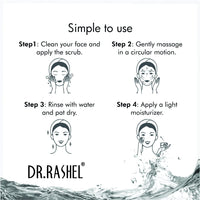 DR.RASHEL Aloe Vera Scrub For Face & Body (380 Ml) | All Skin |Cleanser Scrub For Deep Exfoliation | Dead Skin Remover Scrub | Tan Removal | Blackhead Remover Scrub