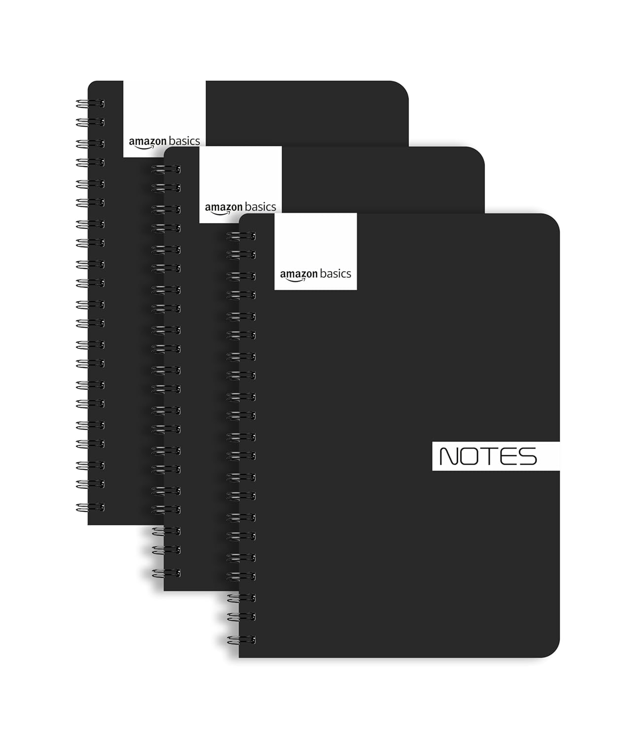 College Spiral Notebook | A5 Size | 5.5" x 8.2" Blank Travel Writing Notebooks | 120 Pages Each | Ideal for Students, Office, Business, & Sketching | Set of 3