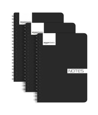College Spiral Notebook | A5 Size | 5.5" x 8.2" Blank Travel Writing Notebooks | 120 Pages Each | Ideal for Students, Office, Business, & Sketching | Set of 3