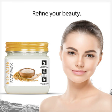 Dr. Rashel Rice water Moisturizing Face Pack For Men & Women With Goodness of Alovera Extract & Glycerin | Hydrating & Moisturizer Face Pack | | | For All Skin Types (380 Ml)
