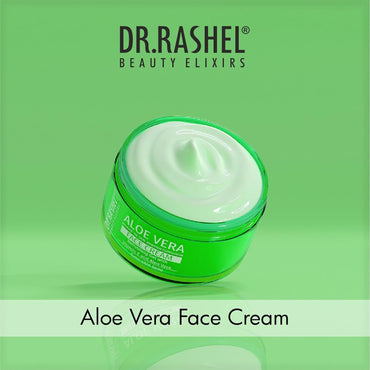 DR.RASHEL Aloe Vera Face Cream For Women and Men | All Skin Types |Soft and Healthy Skin | Repairing & Nourishment | Deep Hydration & Moisturization | 100% Vegan | Paraben Free