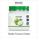 DR.RASHEL Tender Coconut Cream For Men & Women With Goodness of Coconut Extract (380 Ml) | Hydrating & Moisturizing Facial Cream |Soothing & Cleansing Facial Cream For All Skin Types